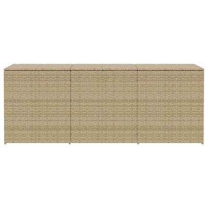 Contenitore da Giardino Beige Misto 984L in Polyrattan
