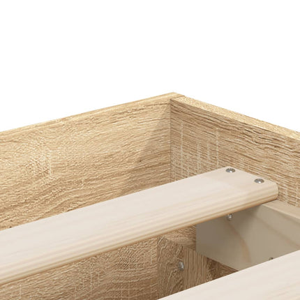 Giroletto Cassetti Rovere Sonoma 140x190 cm Legno Multistrato