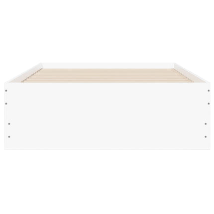 Giroletto con Cassetti Bianco 75x190 cm in Legno Multistrato