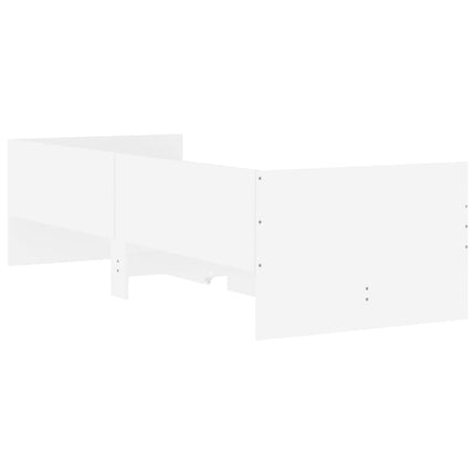 Giroletto con Cassetti Bianco 90x190 cm