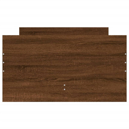 Giroletto con Cassetti Rovere Marrone 100x200 cm
