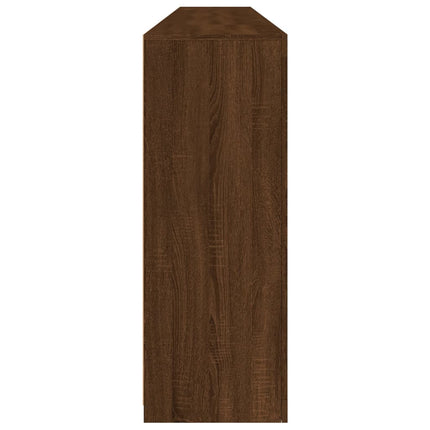 Credenza con Luci LED Rovere Marrone 283x37x100 cm