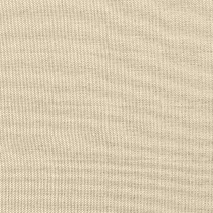 Giroletto con Testiera senza Materasso Crema 80x200 cm Tessuto