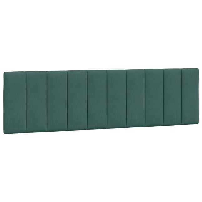 Cuscino Testiera Verde Scuro 180 cm in Velluto
