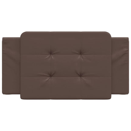 Cuscino Testiera Marrone 100 cm in Similpelle