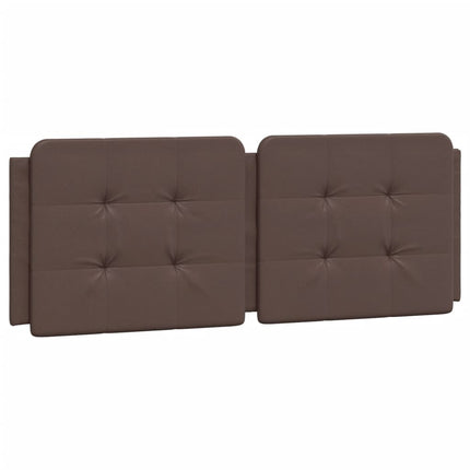 Cuscino Testiera Marrone 140 cm in Similpelle