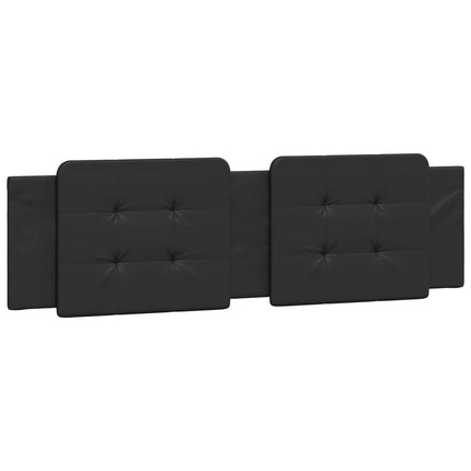 Cuscino Testiera Nero 180 cm in Similpelle