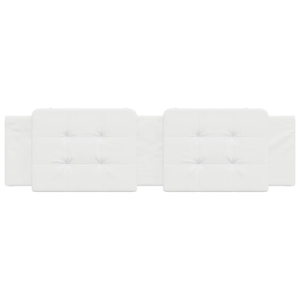 Cuscino Testiera Bianco 180 cm in Similpelle
