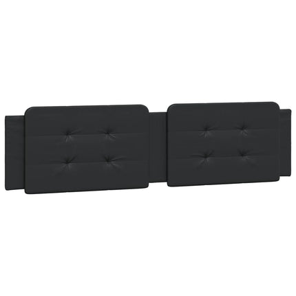 Cuscino Testiera Nero 200 cm in Similpelle