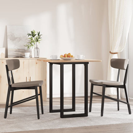 Telaio Gambe a O per Tavolo da Pranzo 60x50x73 cm in Acciaio
