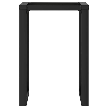 Telaio Gambe a O per Tavolo da Pranzo 60x40x73 cm in Acciaio