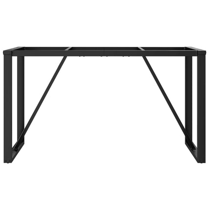 Telaio Gambe a O per Tavolo da Pranzo 120x60x73 cm in Acciaio