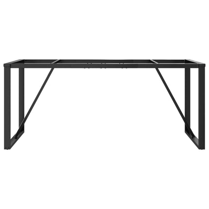 Telaio Gambe a O per Tavolo da Pranzo 160x80x73 cm in Acciaio