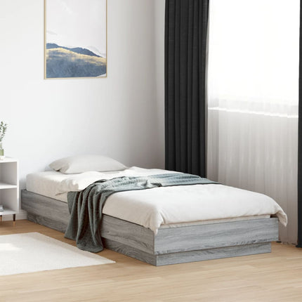 Giroletto con LED Grigio Sonoma 100x200 cm
