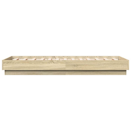 Giroletto senza Materasso Rovere Sonoma 90x190 cm in Truciolato