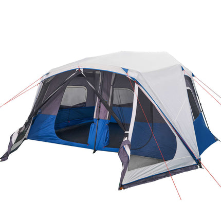 Tenda Famiglia con LED 10 Persone Verde Chiaro Rilascio Rapido