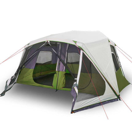 Tenda Famiglia con LED 10 Persone Blu Chiaro a Rilascio Rapido