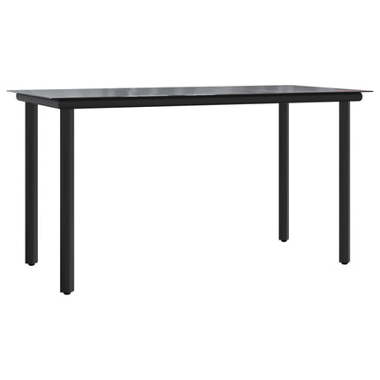 Set da Pranzo da Giardino 9pz con Cuscini Marrone in Polyrattan