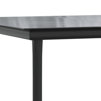 Set da Pranzo da Giardino 7 pz con Cuscini in Polyrattan Grigio