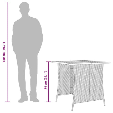 Set Divani da Giardino 6 pz con Cuscini a Forma di L Polyrattan