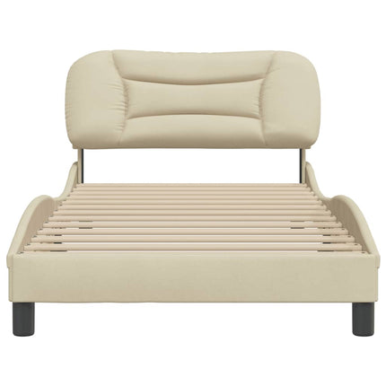 Giroletto senza Materasso Crema 100x200 cm in Tessuto