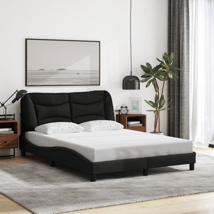 Giroletto senza Materasso Nero 120x200 cm Tessuto