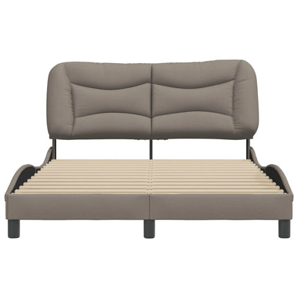 Giroletto senza Materasso Tortora 140x190 cm in Tessuto