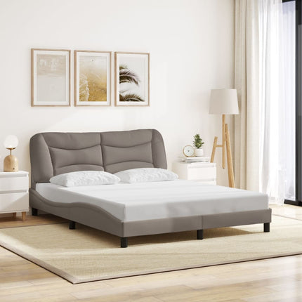 Giroletto senza Materasso Tortora 160x200 cm in Tessuto