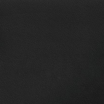 Giroletto con Testiera Nero 90x190 cm in Similpelle