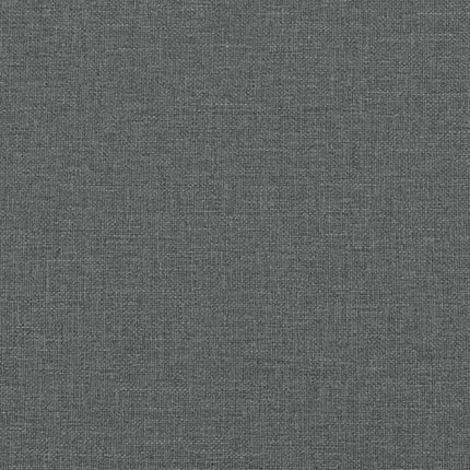 Letto con Materasso Grigio Scuro 80x200 cm in Tessuto