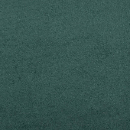 Letto con Materasso Verde Scuro 90x190 cm in Velluto