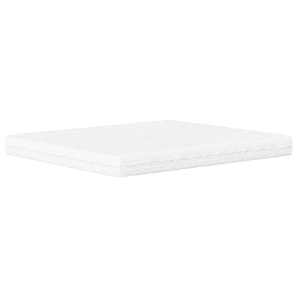 Letto con Materasso Grigio Chiaro160x200 cm Tessuto