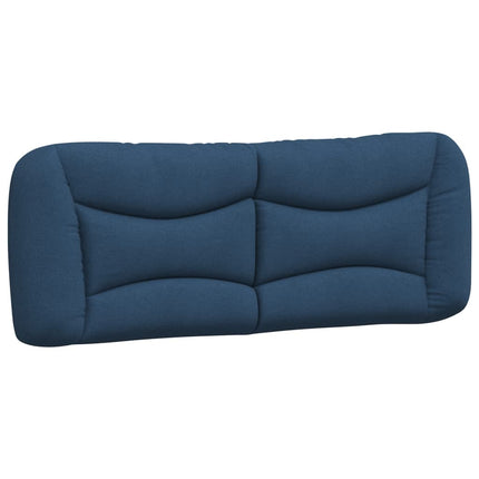 Letto con Materasso Blu 140x190 cm in Tessuto