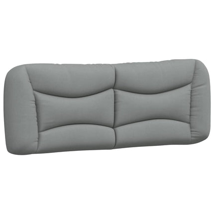 Letto con Materasso Grigio Chiaro180x200 cm Tessuto