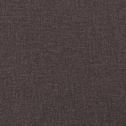 Letto con Materasso Marrone Scuro 180x200cm Tessuto
