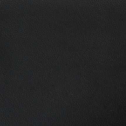 Letto con Materasso Nero 100x200 cm in Similpelle