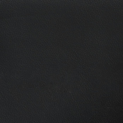 Letto con Materasso Nero 200x200 cm in Similpelle