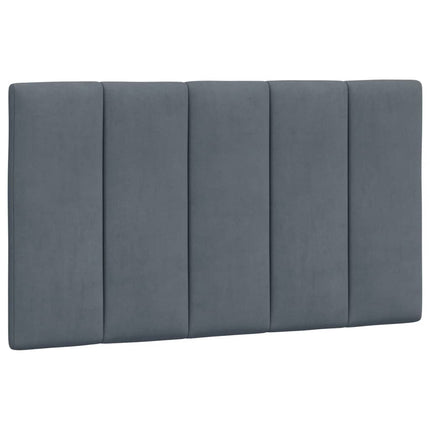 Giroletto con Luci LED Grigio Scuro 90x200 cm in Velluto