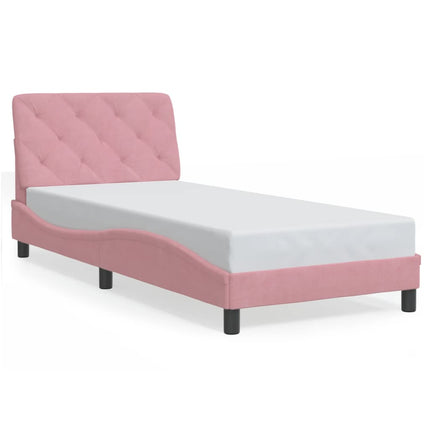 Giroletto con Luci LED Rosa 90x200 cm in Velluto