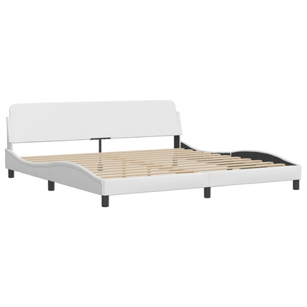 Giroletto con Luci LED Bianco 200x200 cm in Similpelle