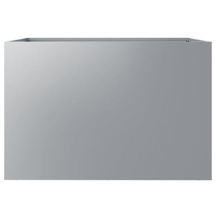 Fioriera Argento 62x47x46 cm in Acciaio Zincato