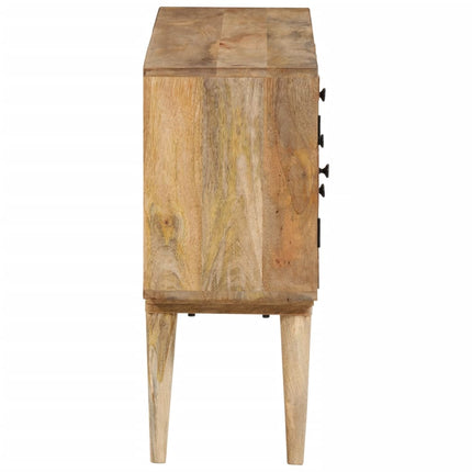 Credenza 110x30x70 cm in Legno Massello di Mango
