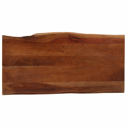 Tavolino ambra 110x55x40 cm in Legno Massello di Acacia