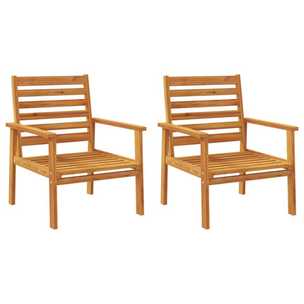 Set Salotto da Giardino 5 pz in Legno Massello di Acacia