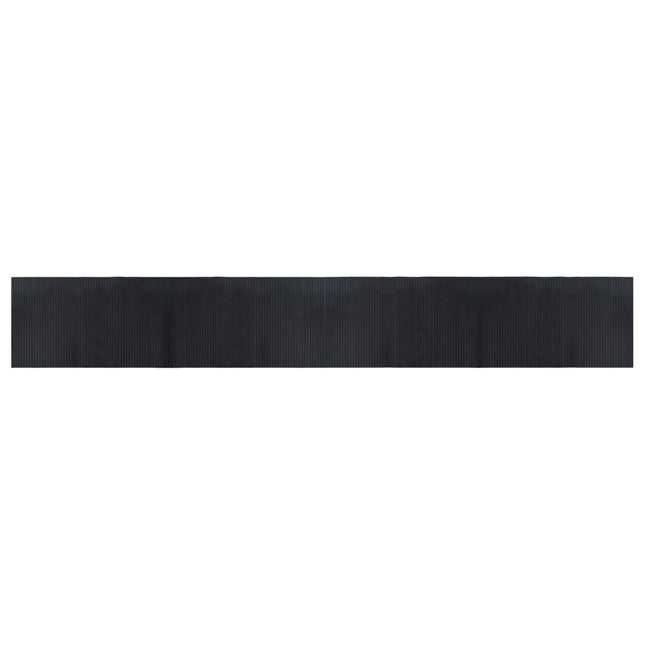 Tappeto Rettangolare Nero 60x400 cm in BambÃ¹