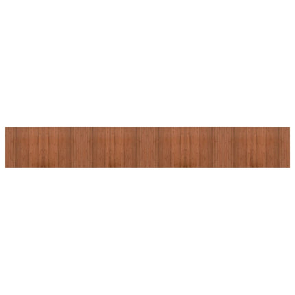 Tappeto Rettangolare Marrone 60x400 cm in BambÃƒÂ¹