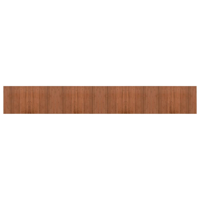 Tappeto Rettangolare Marrone 60x400 cm in BambÃƒÂ¹