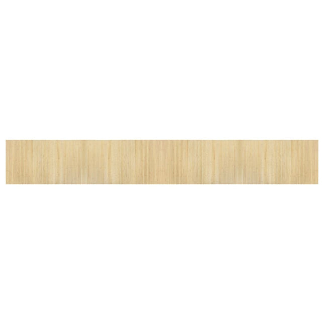 Tappeto Rettangolare Natura Chiaro 60x400 cm in BambÃƒÂ¹