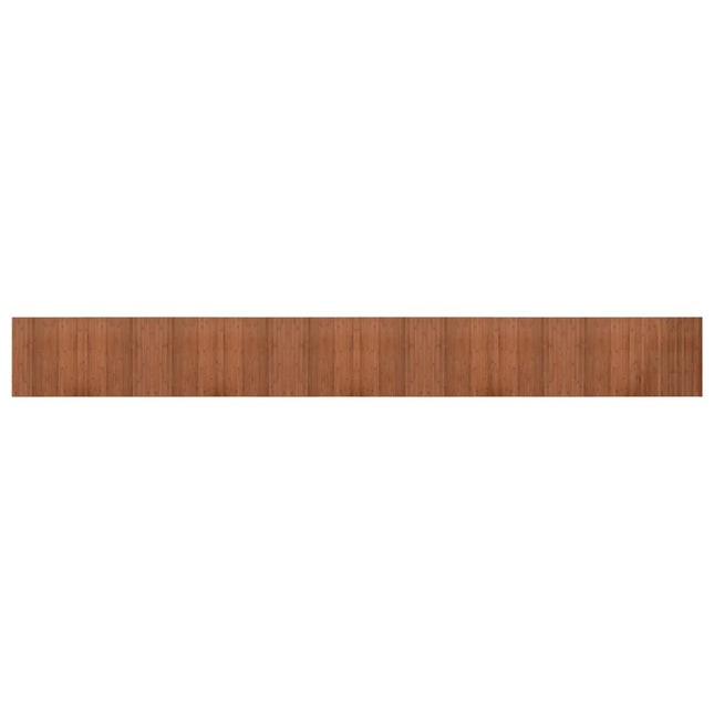 Tappeto Rettangolare Marrone 60x500 cm in BambÃƒÂ¹