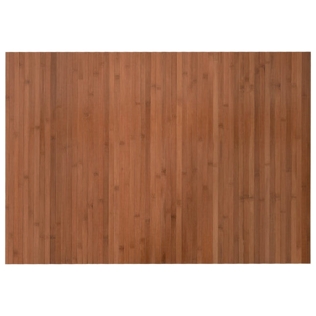 Tappeto Rettangolare Marrone 70x100 cm in BambÃƒÂ¹